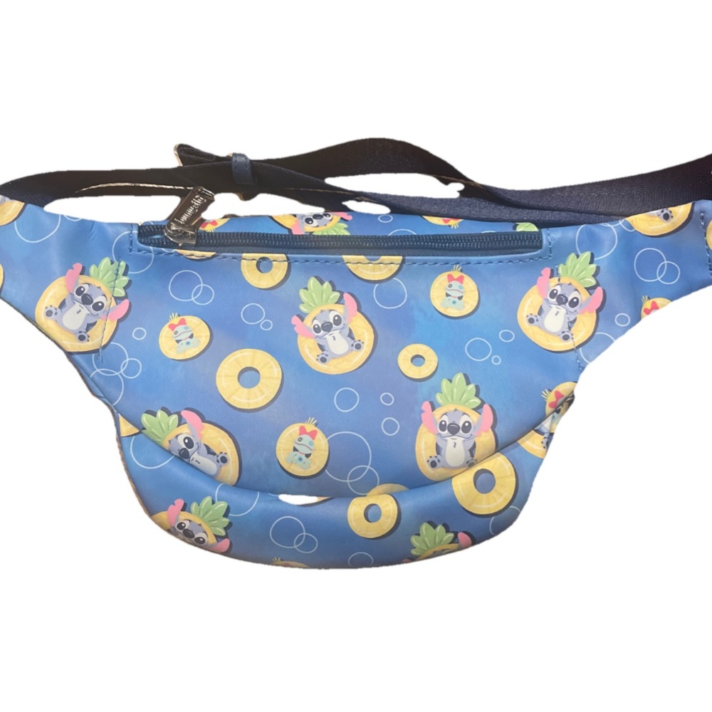 Loungefly x Disney Lilo And Stitch Pineapple Floaty Stitch Fanny Pack (HARDTAG) - Picture 14 of 15